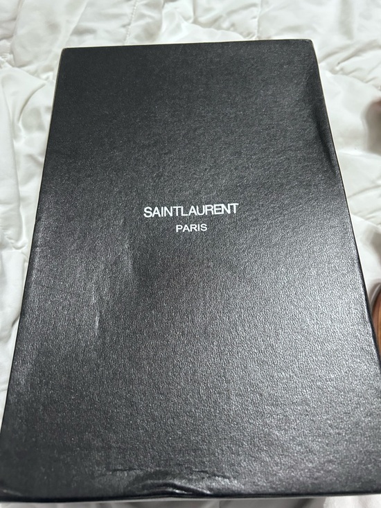 Yves Saint Laurent Black and Beige Espadrille Flats - Picture 4 of 4